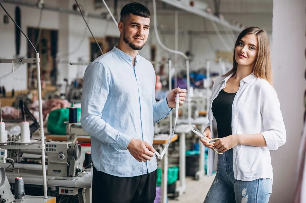 Velcose tailoring team in the factory