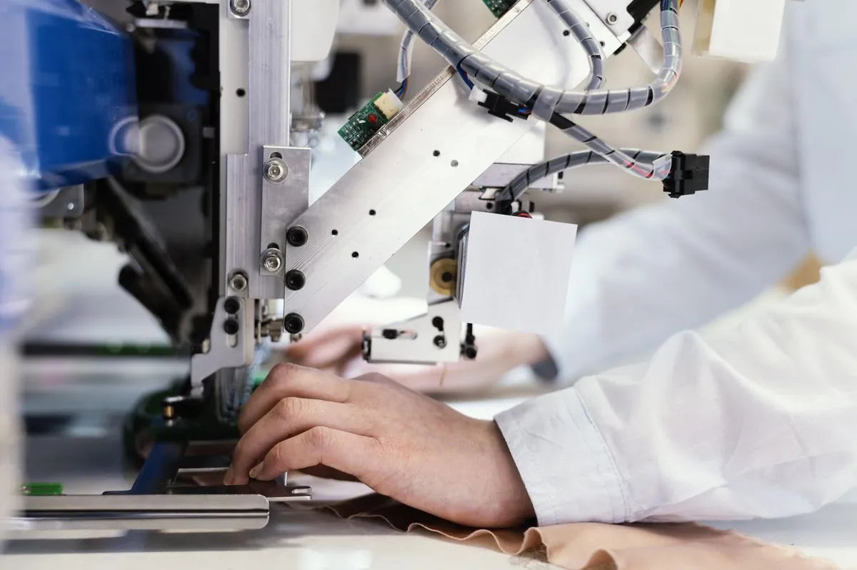Velcose owner reviewing production